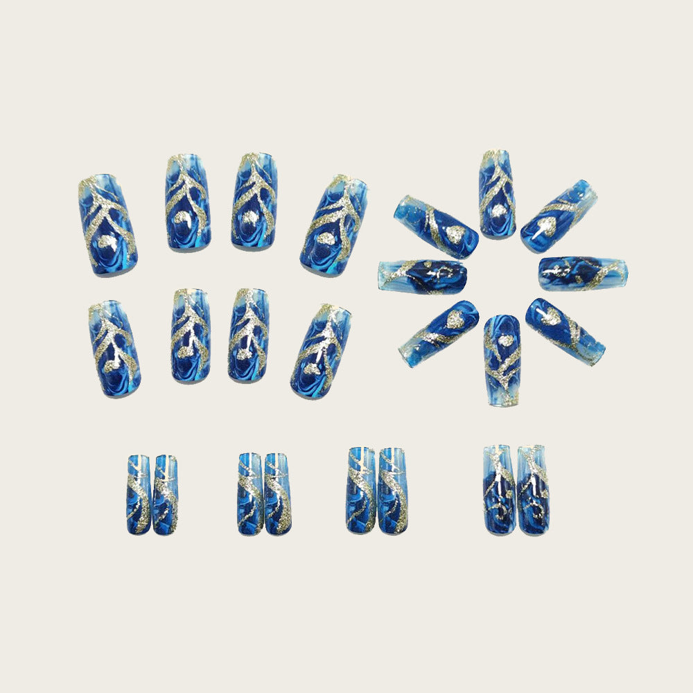 Nail art in maritime elegance design Stornfield