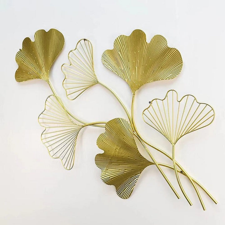 Elegant Leaf-Inspired Metal Wall Art Stornfield