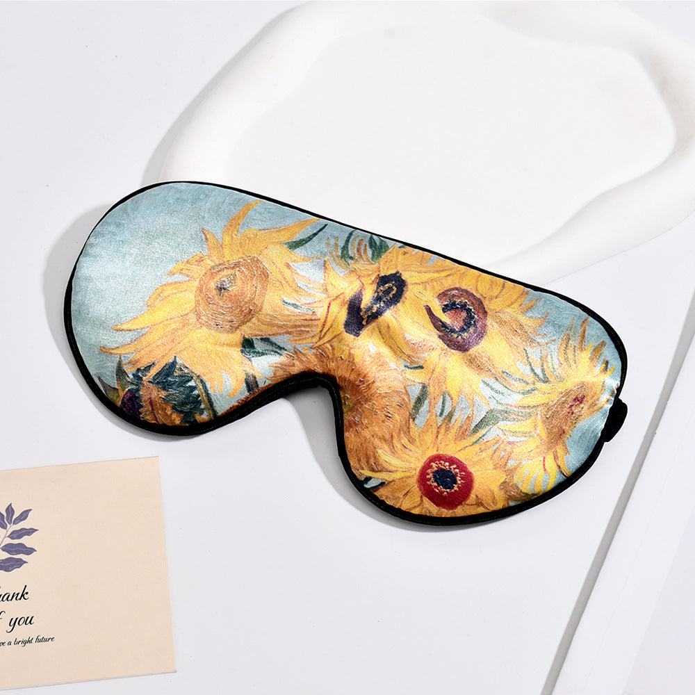 Unisex soft ergonomic sleep mask with contoured eye area and adjustable elastic band Stornfield