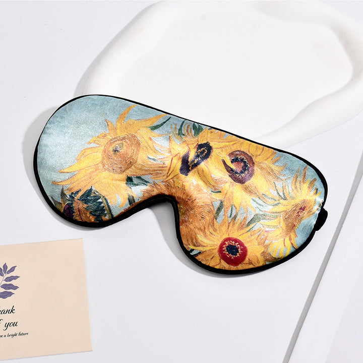 Unisex soft ergonomic sleep mask with contoured eye area and adjustable elastic band Stornfield