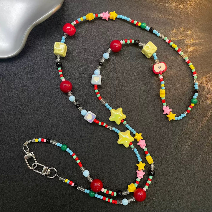 Colorful Beaded Eyewear Holder Chain Stornfield