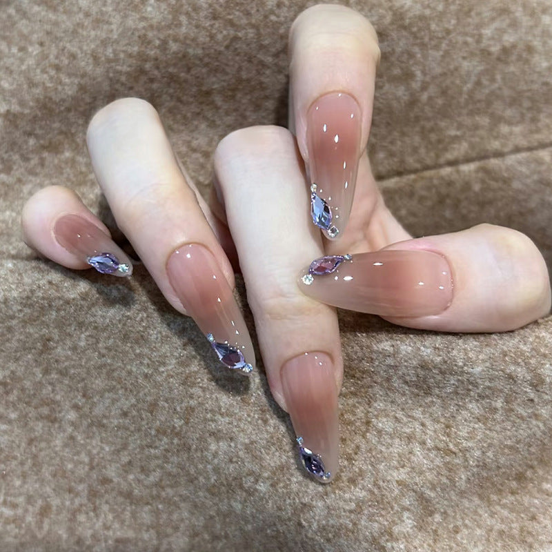 Decorative Glittery Press-On Nail Tips Stornfield