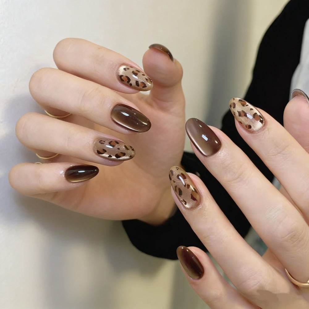 Artificial Nails in Elegant Leopard Pattern Stornfield
