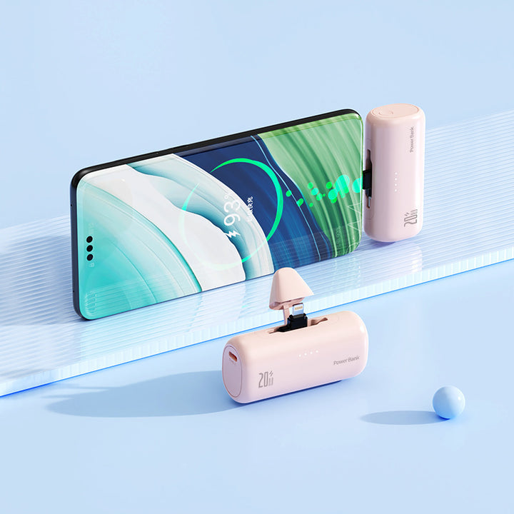 Ultra-compact power bank with integrated charging cable Stornfield