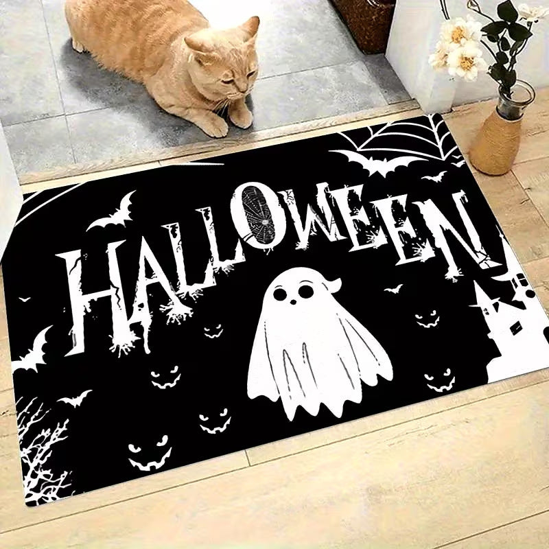 Halloween-Themed Welcome Mat