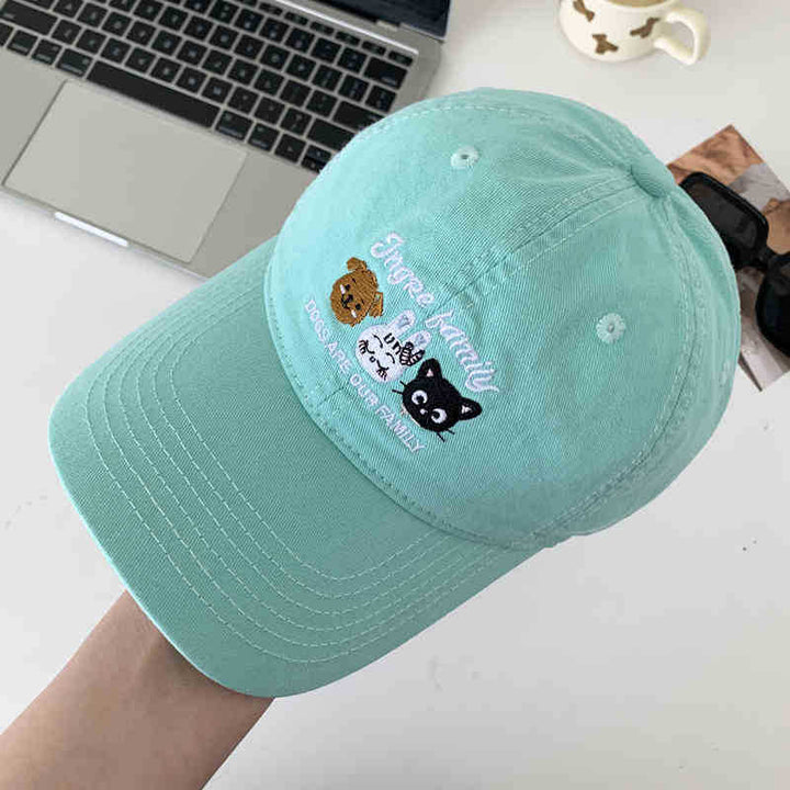 Women's Playful Embroidered Animal Cap Stornfield