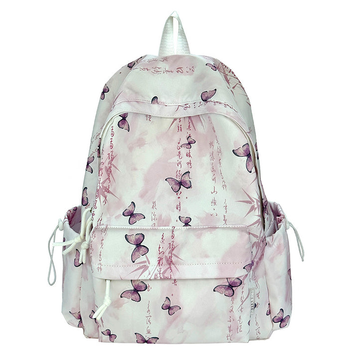 Artistic Butterfly Print Backpack Stornfield