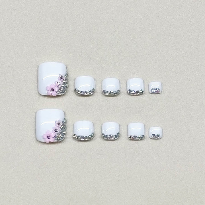 Deluxe Decorative Gel Toe Nail Art Enhancements Stornfield
