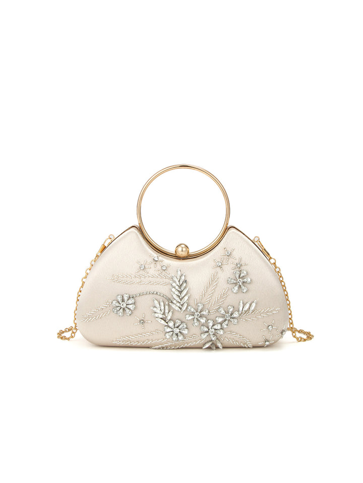 Embroidered Evening Clutch