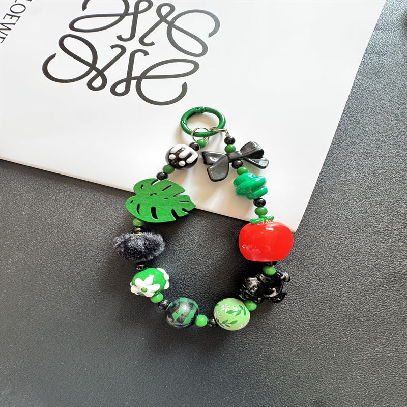 Decorative Beaded Charm Keychain Stornfield 1790135913