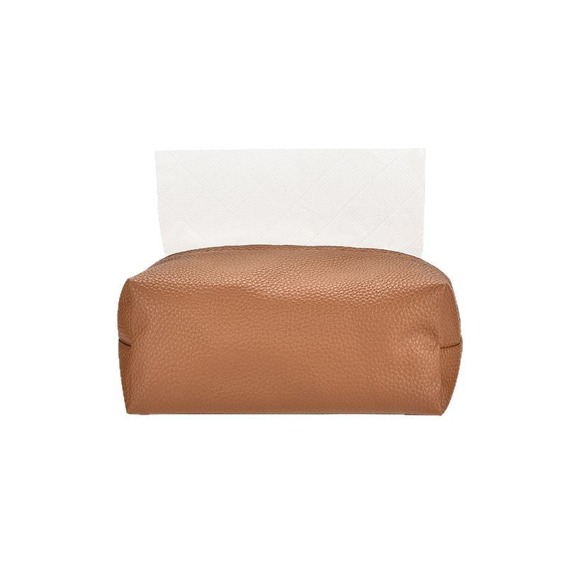Premium Leather Tissue Box Cover Stornfield