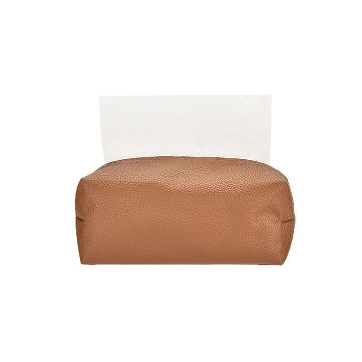 Premium Leather Tissue Box Cover Stornfield