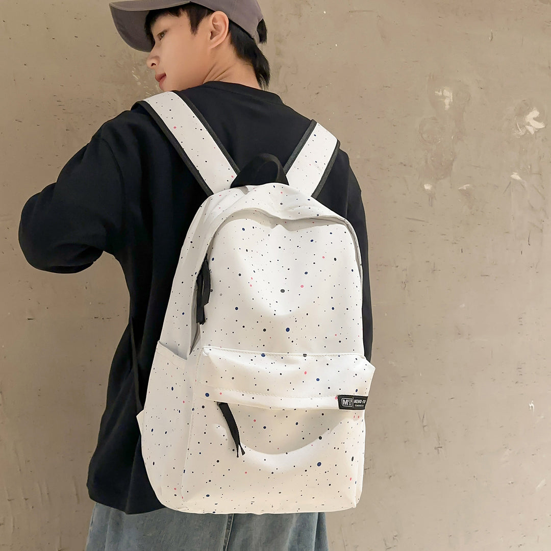 Space-Patterned Casual Backpack Stornfield