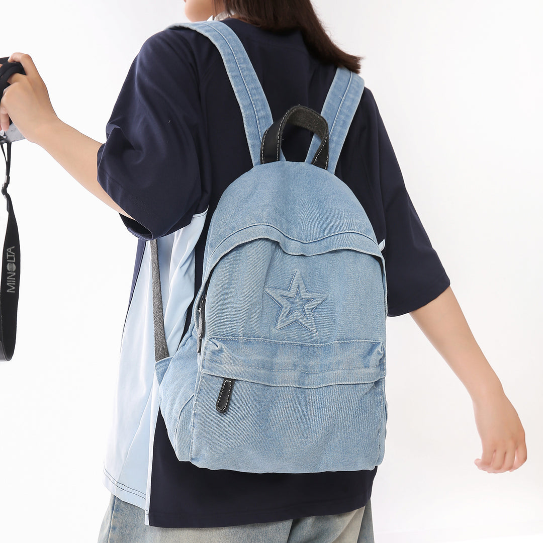 Stylish Casual Denim Backpack Stornfield