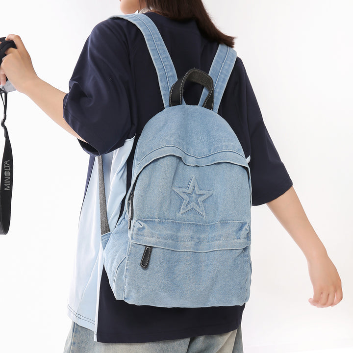 Stylish Casual Denim Backpack Stornfield