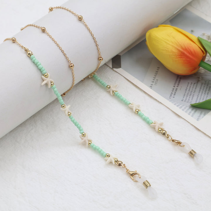Beach-Inspired Beaded Eyewear Chain Stornfield