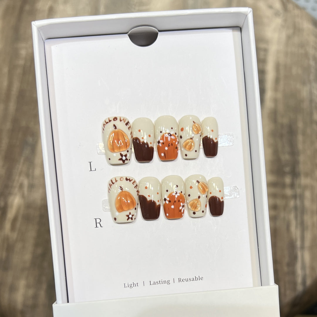 Reusable Press-On Nail Set Stornfield
