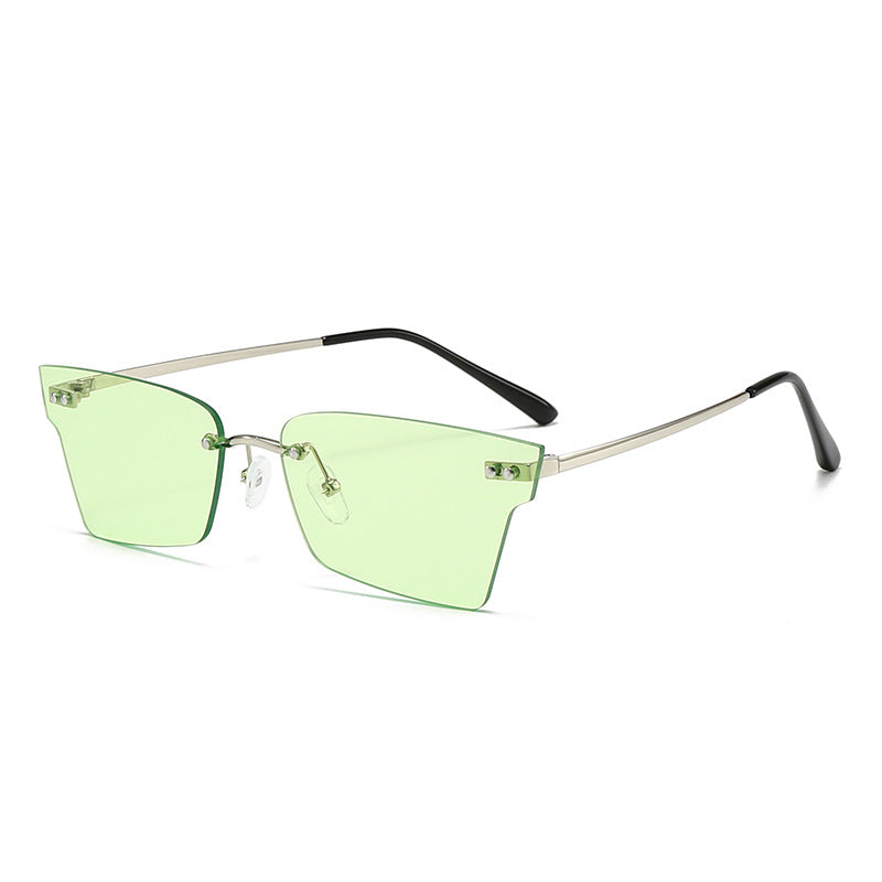 Ladies trendy geometric sunglasses with ultra-light frame Stornfield