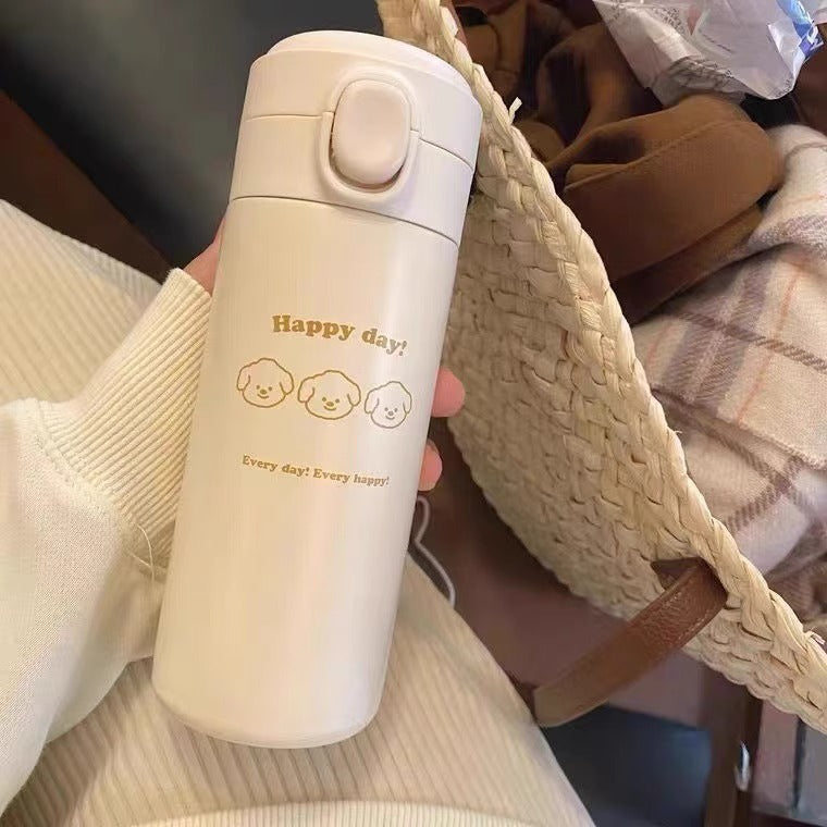 Ladies' insulated bottle with secure pressure cap and cute animal design Stornfield