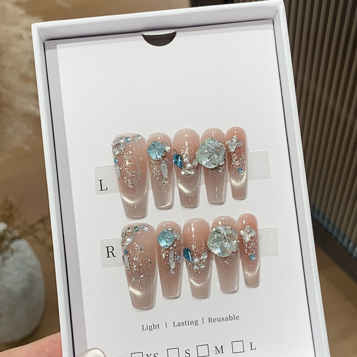 Decorative Press-On Nails Stornfield