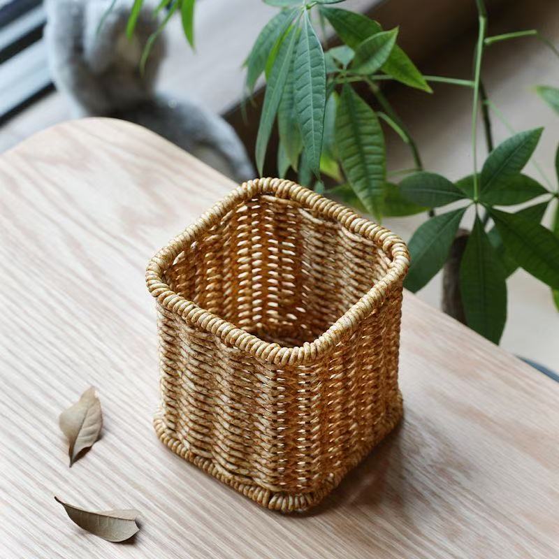 Handwoven Decorative Storage Bin Stornfield