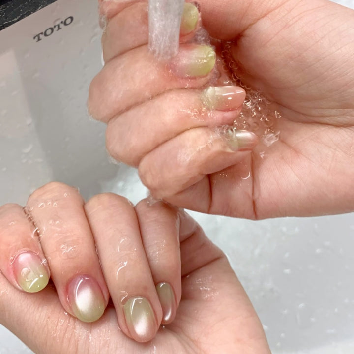 Artificial nails with elegant ombre design Stornfield