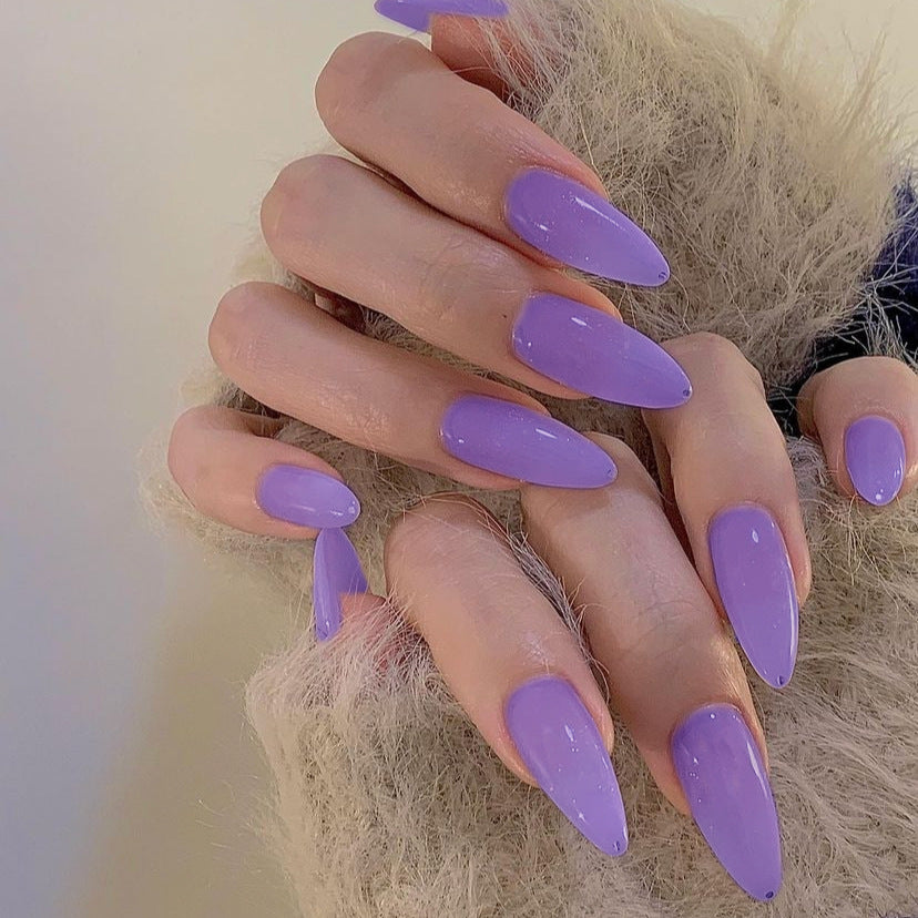 Natural Finish Press-On Nail Set Stornfield