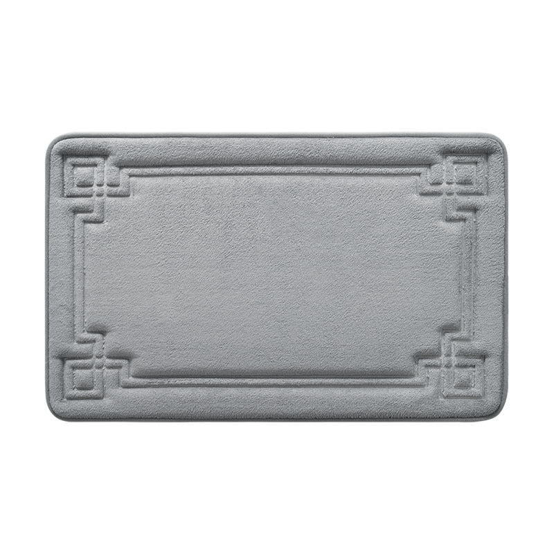 Elegant Textured Bathroom Mat Stornfield