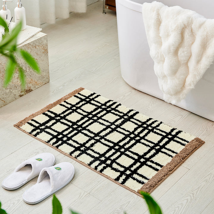 Plush Textured Bath Rug