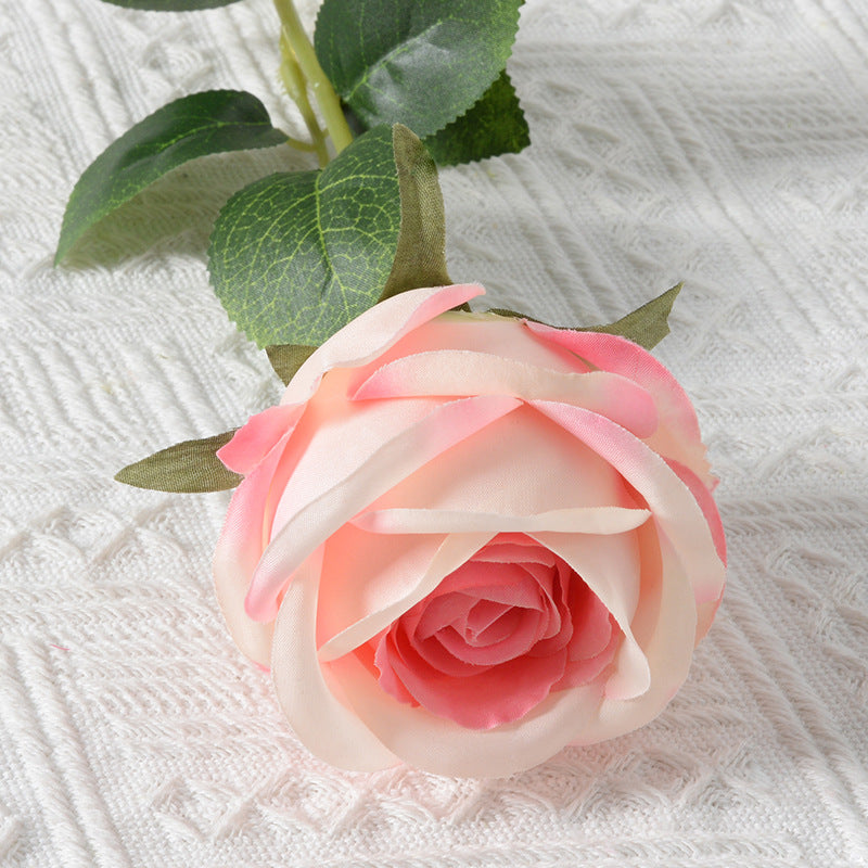 Decorative Silk Rose Accent