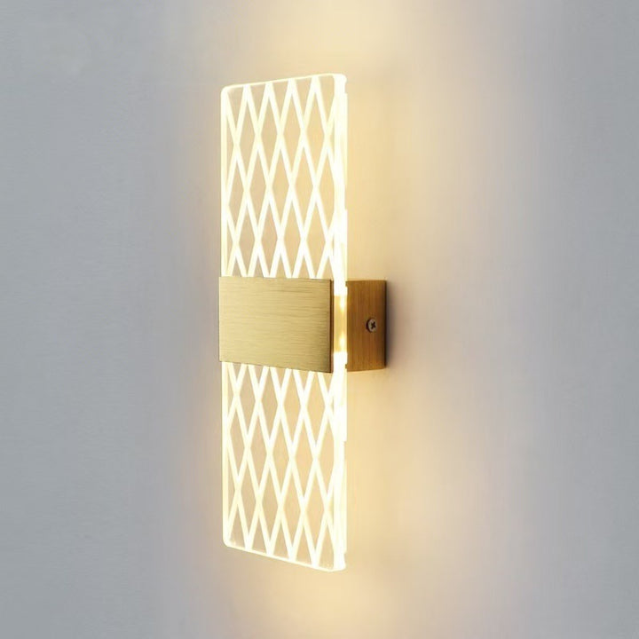 Contemporary Crystal Wall Sconce