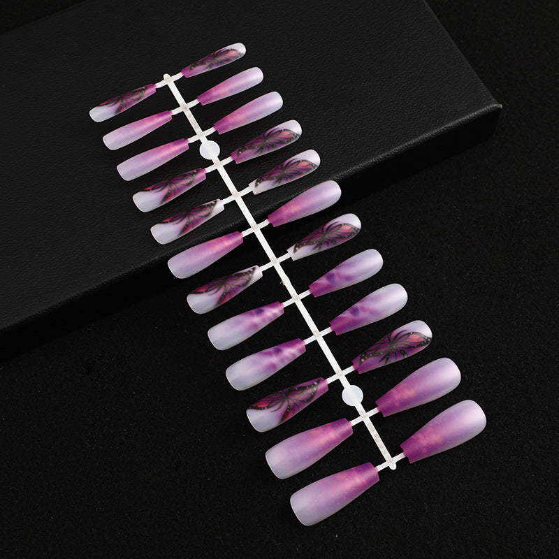 Artificial nails with delicate floral designs Stornfield