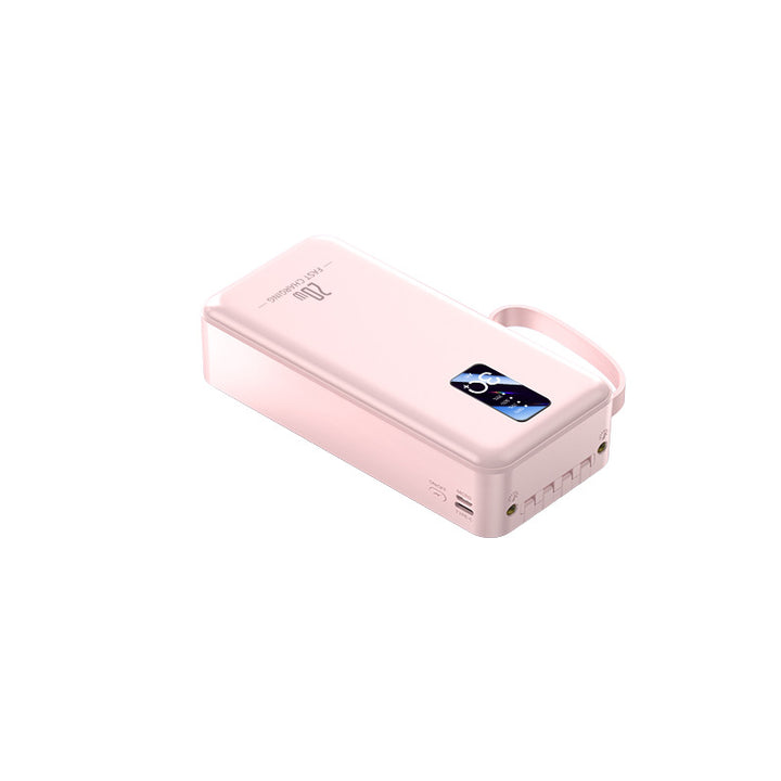 portable fast-charging power bank with integrated charging cables Stornfield