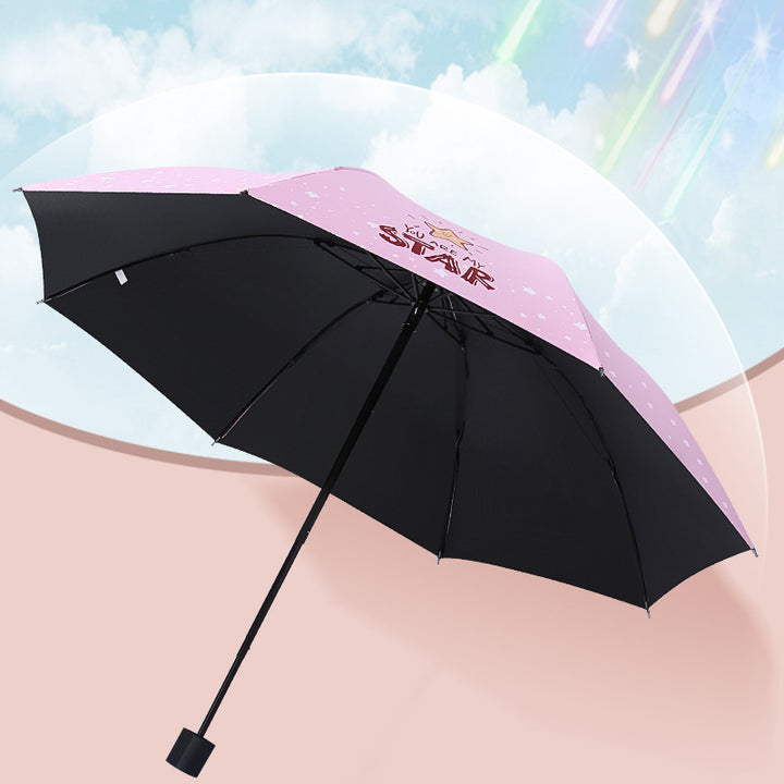 Women's Folding Umbrella with Animal Pattern Stornfield