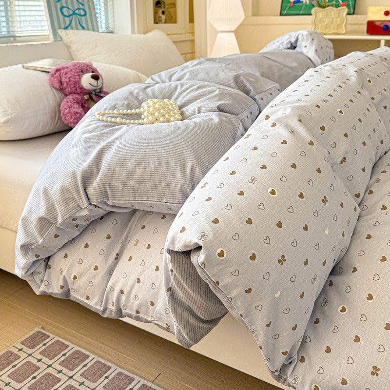 Children's Playful Floral Duvet Cover Set