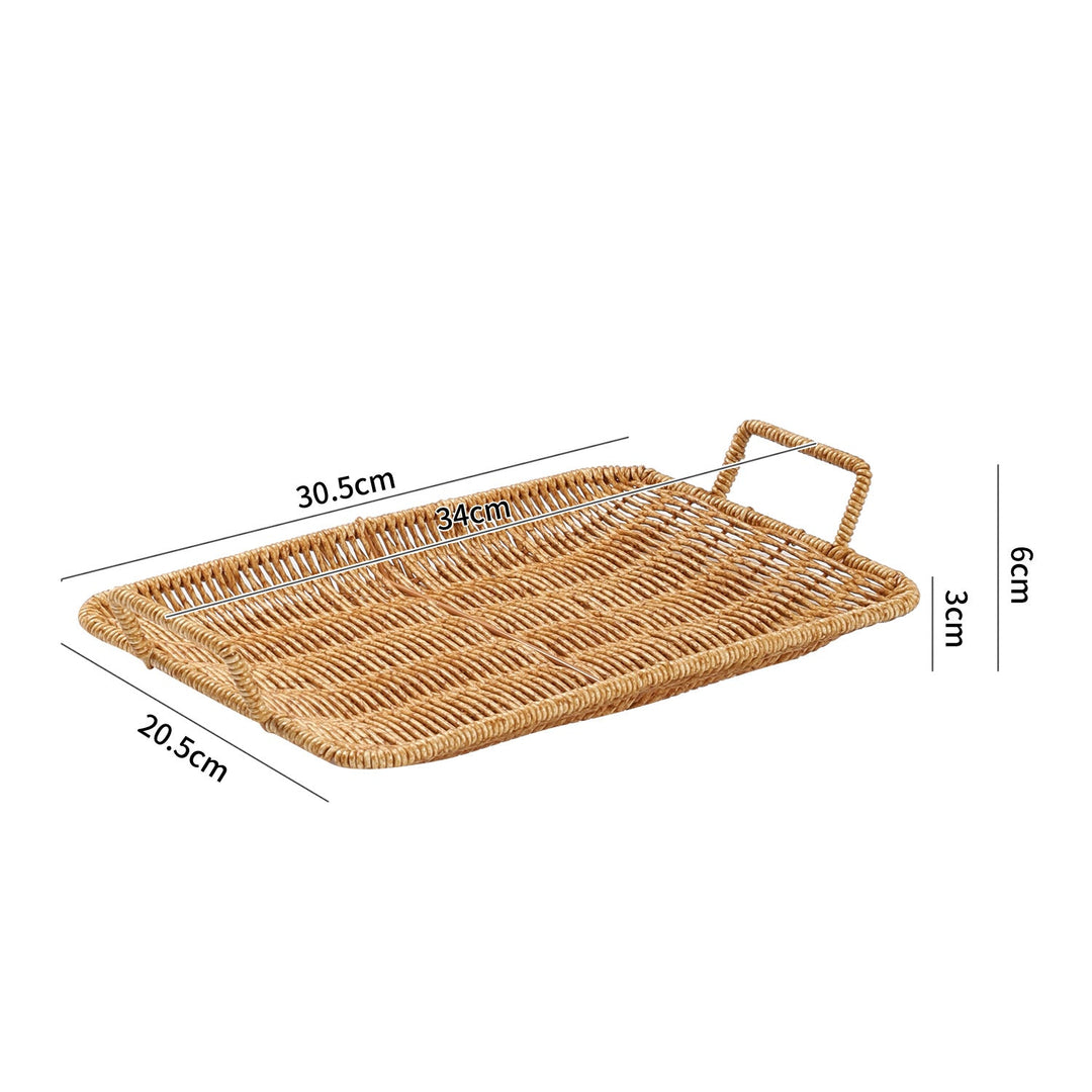 Home Decorative Woven Serving Tray Stornfield