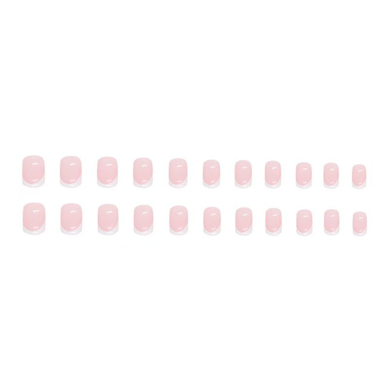 Classic French Tip Press-On Nails Stornfield