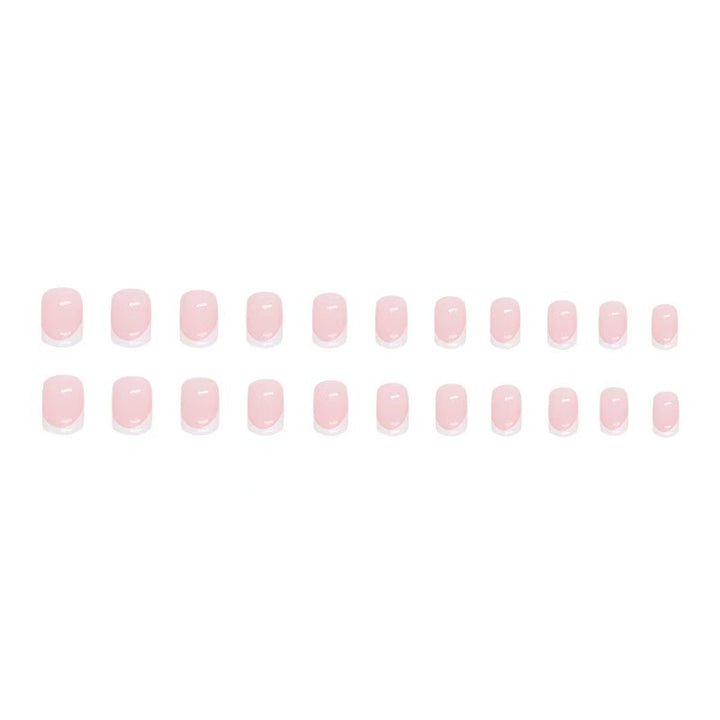Classic French Tip Press-On Nails Stornfield