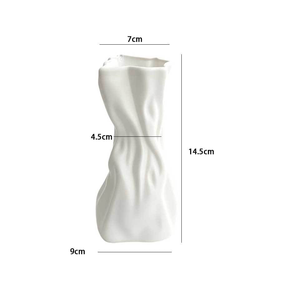 Contemporary Wave-Designed Flower Vase Stornfeild
