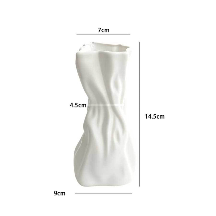 Contemporary Wave-Designed Flower Vase Stornfeild
