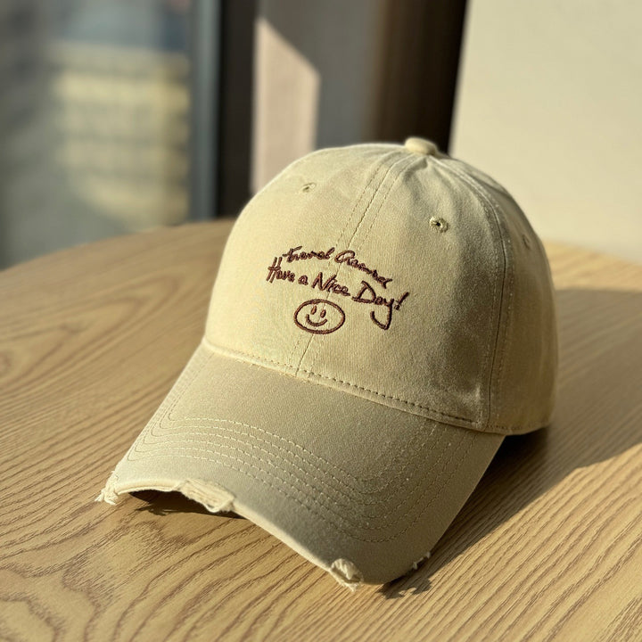 Women's Distressed Cotton Baseball Cap Stornfield 1784270914