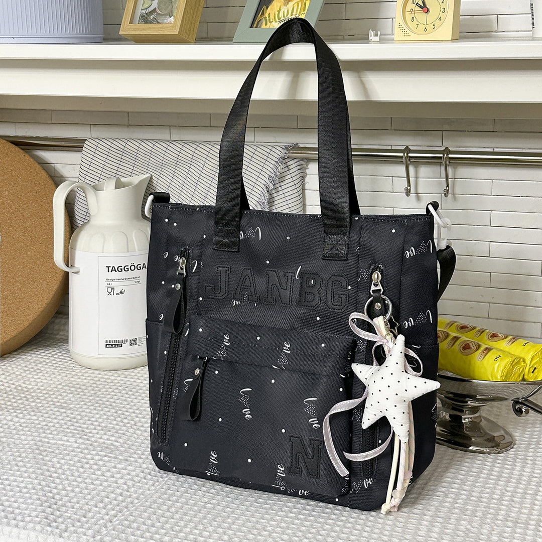 Stylish Non-Transparent Fabric Backpack Stornfield