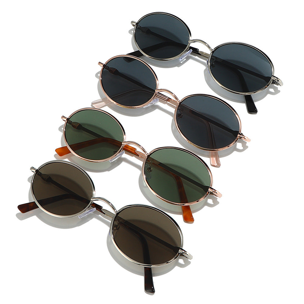 Retro Circle Frame Sunglasses Stornfield