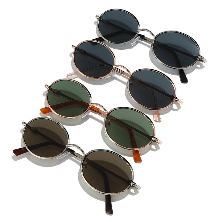 Retro Circle Frame Sunglasses Stornfield