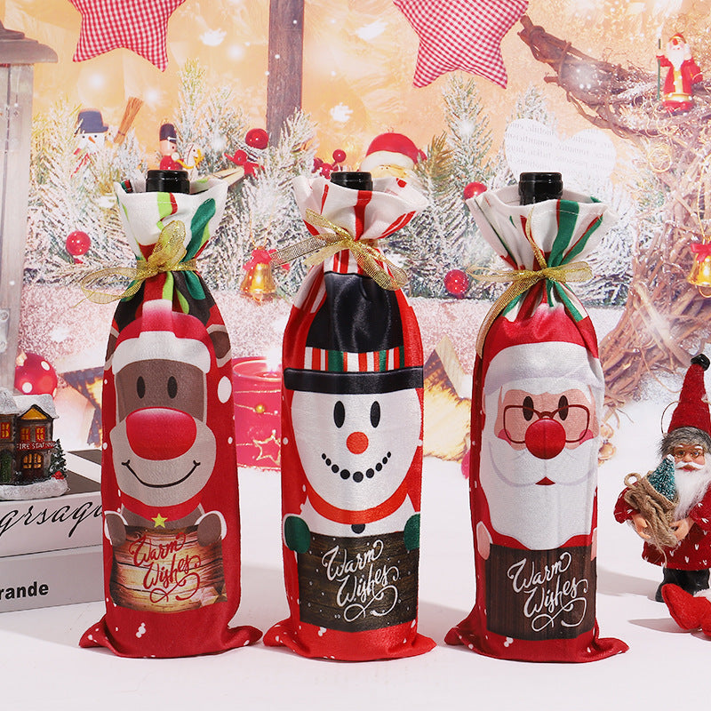 Christmas wine bottle cover Stornfield