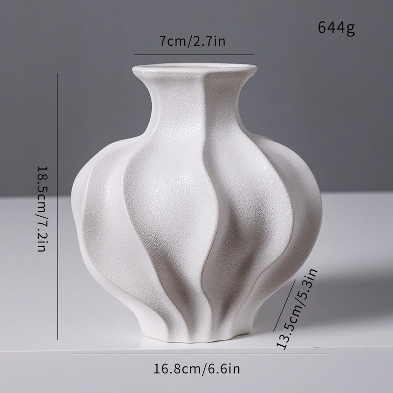 Textured Contemporary Ceramic Vase