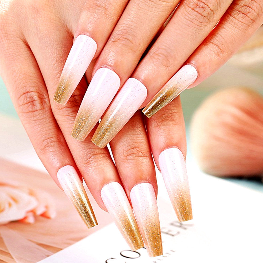Artificial nails with elegant ombre effect Stornfield