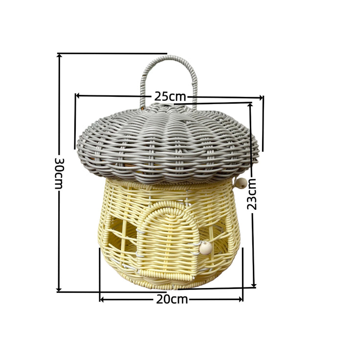 Women's decorative mushroom-shaped basket Stornfield