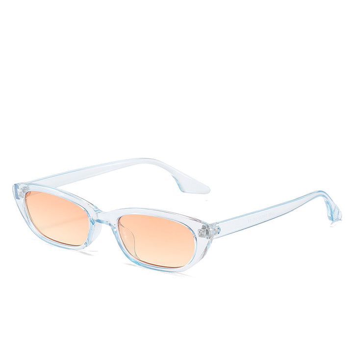 Women's modern sunglasses in trendy cat-eye style with transparent frame Stornfield