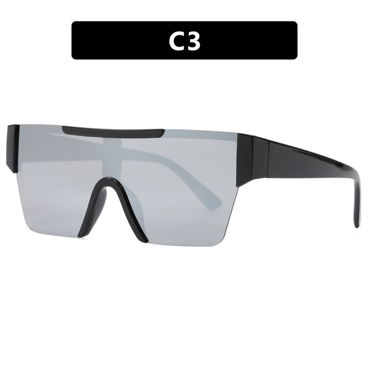 Women's futuristic sports sunglasses with UV protection and wide lens area Stornfield